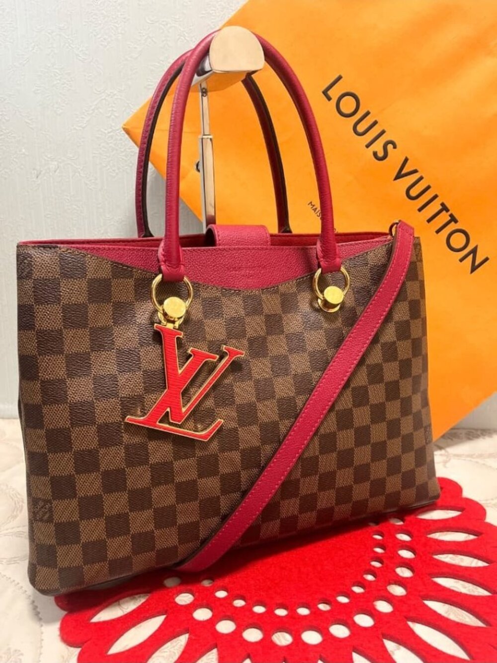Louis Vuitton Riverside Damier Handbag
